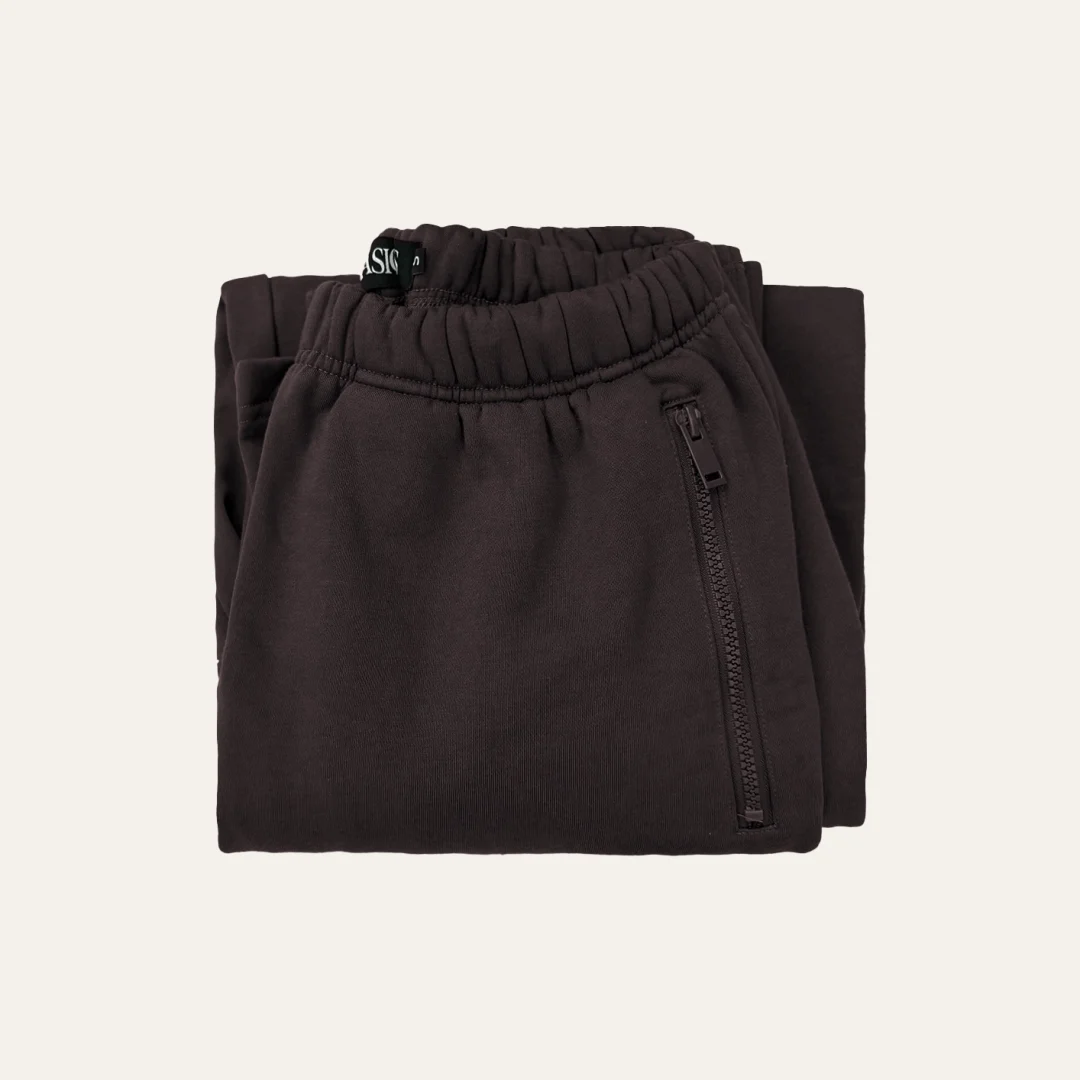 Brown jOGGERS folded